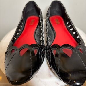 MIA Patent Leather Scalloped Flats